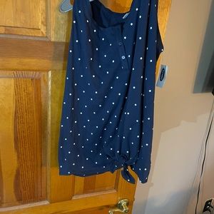 Old navy plus polka dot tank